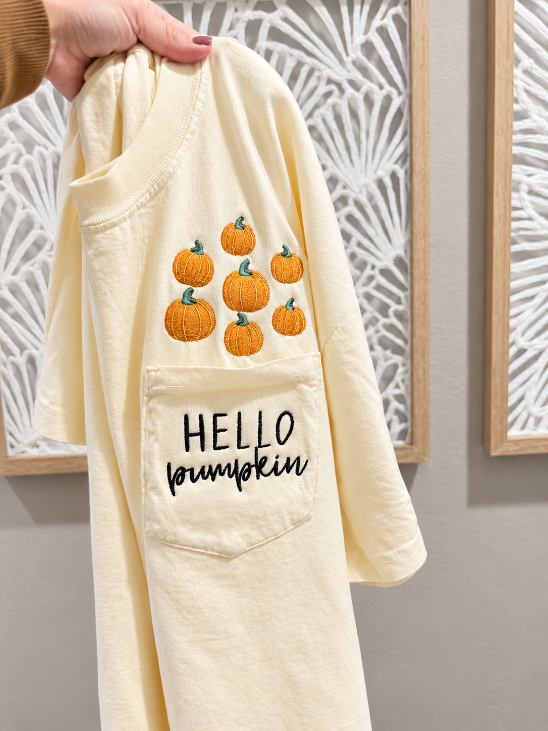 Hello Pumpkin Pocket Tshirt