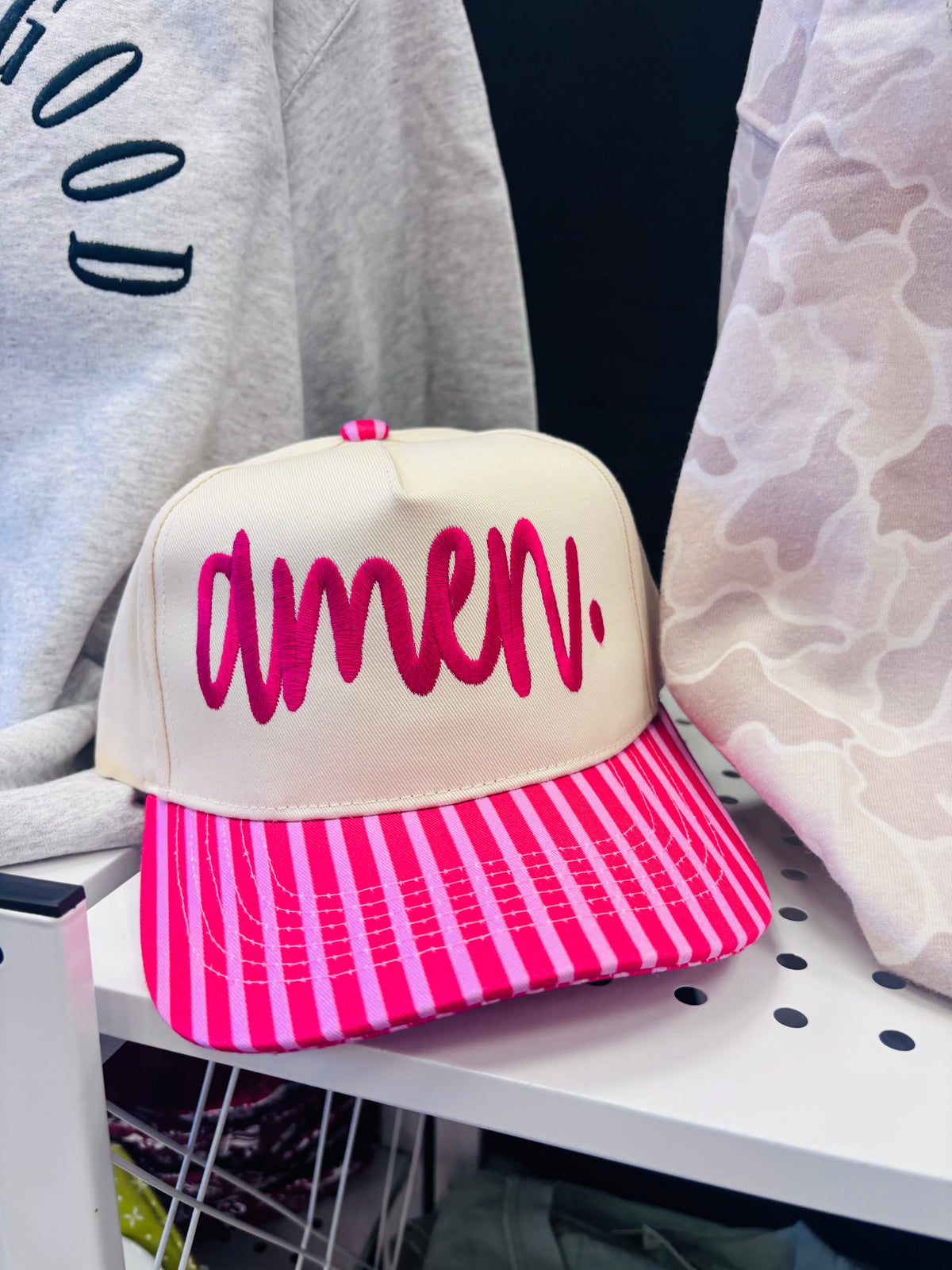 Amen embroidered hat