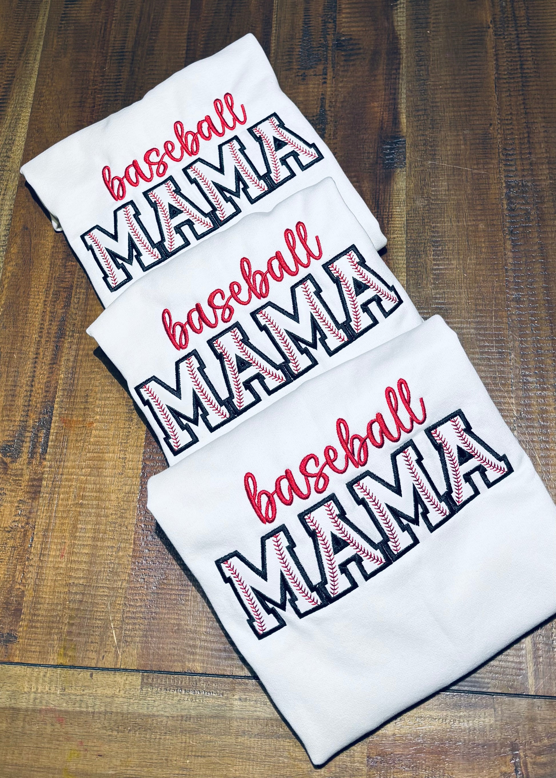 Baseball Mama Sweatshirt with side bows