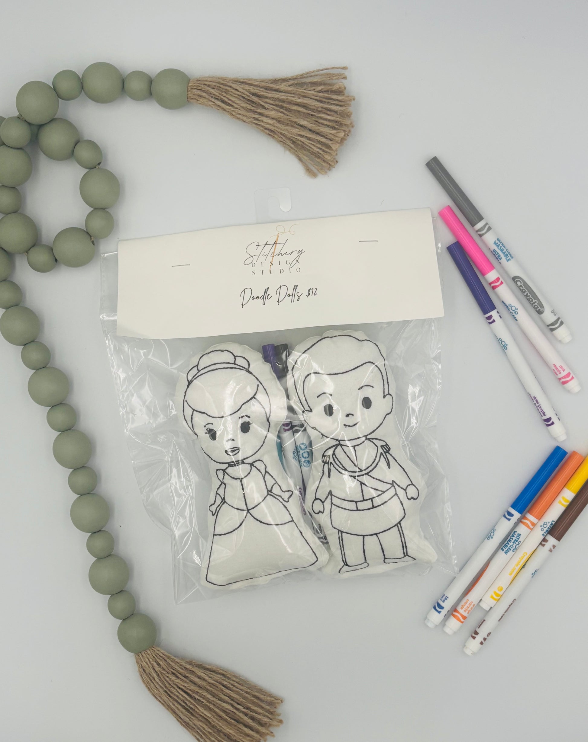 Ella Princess and Prince Coloring Dolls