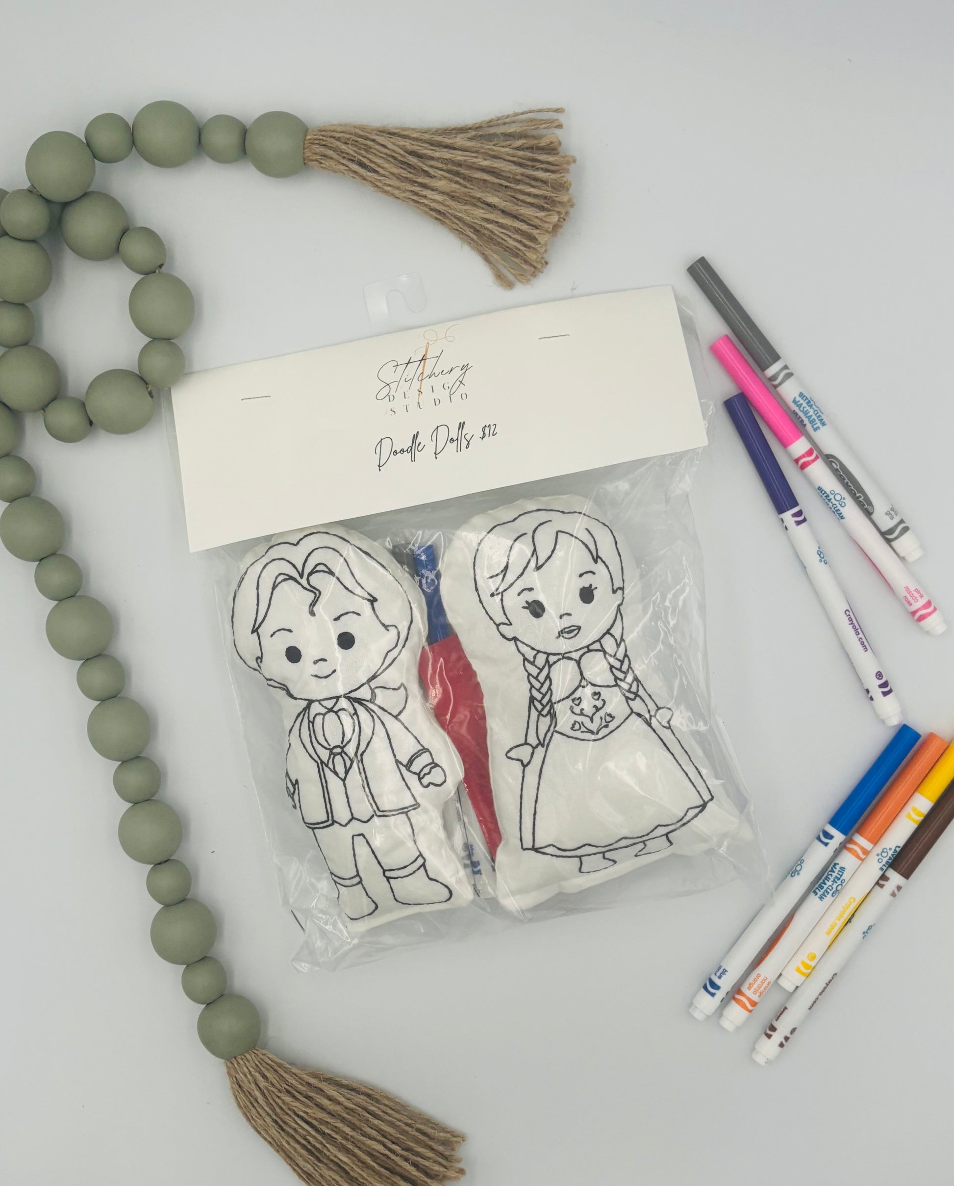 Ice Princess and Prince Coloring Dolls