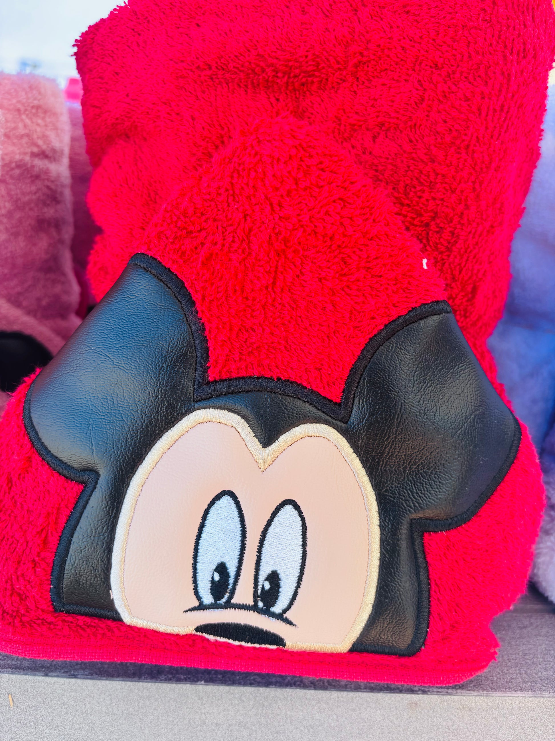Hooded bath towel - Club Mouse