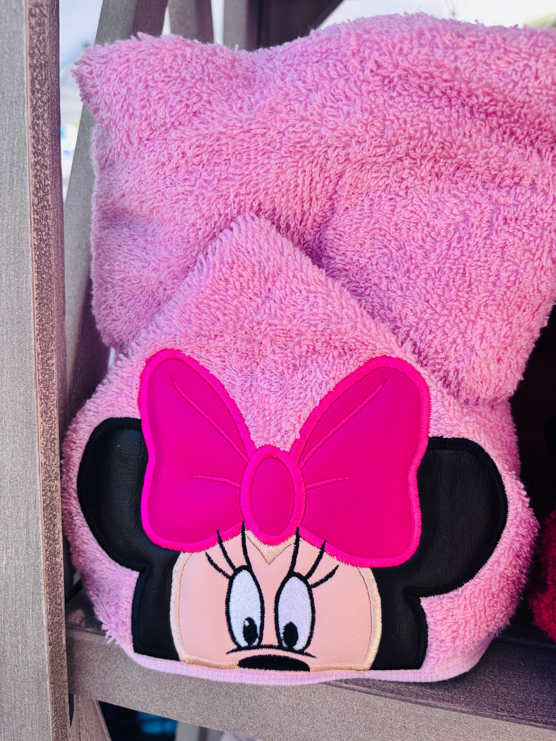 Hooded bath towel - Club Girl Mouse