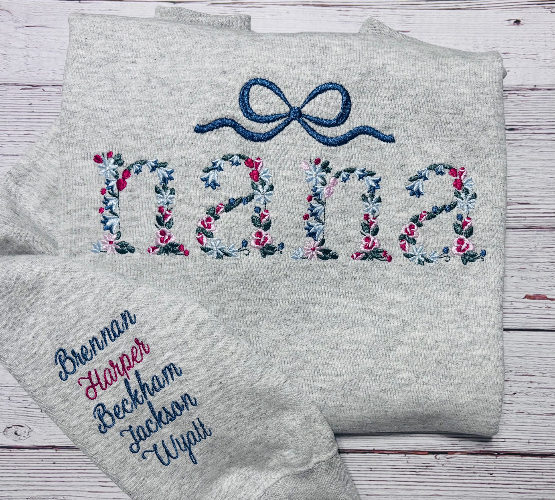 Floral Nana Sweatshirt